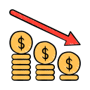 gráfico de dinero icon