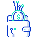 dinero digital icon