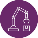 Robotic arm icon