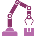 Robotic arm icon