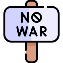 no a la guerra icon