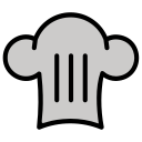 sombrero de cocinero icon