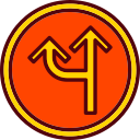 flecha recta icon