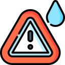 Water crisis icon