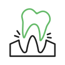 extracción dental icon