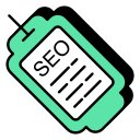 etiqueta seo icon