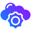 servicio de almacenamiento en la nube icon