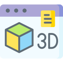 3d modeling icon