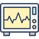 máquina de ecg 