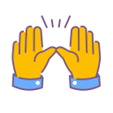 levantar la mano icon