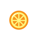 rodaja de naranja 