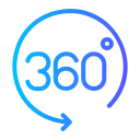 360 grados icon