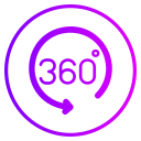 360 grados icon