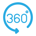 360 grados icon