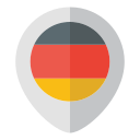 mapa de alemania icon