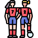 equipo de futbol femenino icon