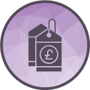 etiqueta de libra icon