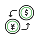 dólar a yen icon