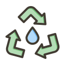 reciclaje de agua icon