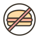 sin comida icon