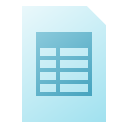 documento csv icon