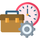 tiempo de trabajo icon