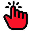 cursor de mano icon