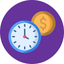 el tiempo es dinero icon