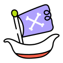 barco pirata icon