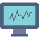 monitor cardiaco icon