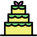 pastel de boda icon