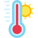 temperatura caliente icon