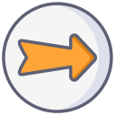 flecha correcta icon