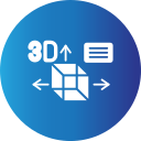 diseño 3d icon