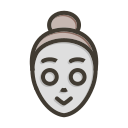 máscara facial icon