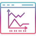 gráfico de línea icon