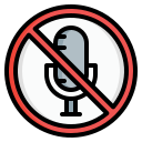 no microfono icon