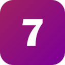 numero 7 icon