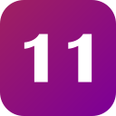 numero 11 icon