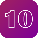 numero 10 icon