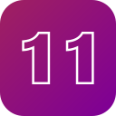 numero 11 icon