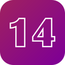 número 14 icon