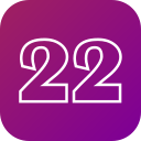 número 22 icon