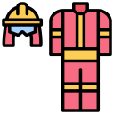 uniforme de bombero icon