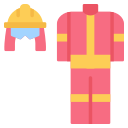 uniforme de bombero icon