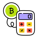 calculadora de bitcoins icon