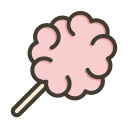 Cotton candy icon
