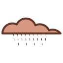 nube de lluvia icon