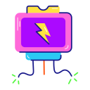 medidor elétrico icon