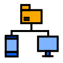 transferencia de datos icon